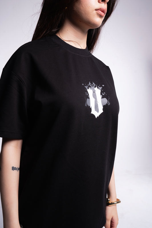 black graffiti t-shirt