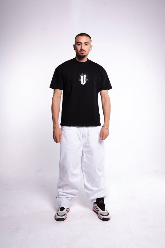 black graffiti t-shirt