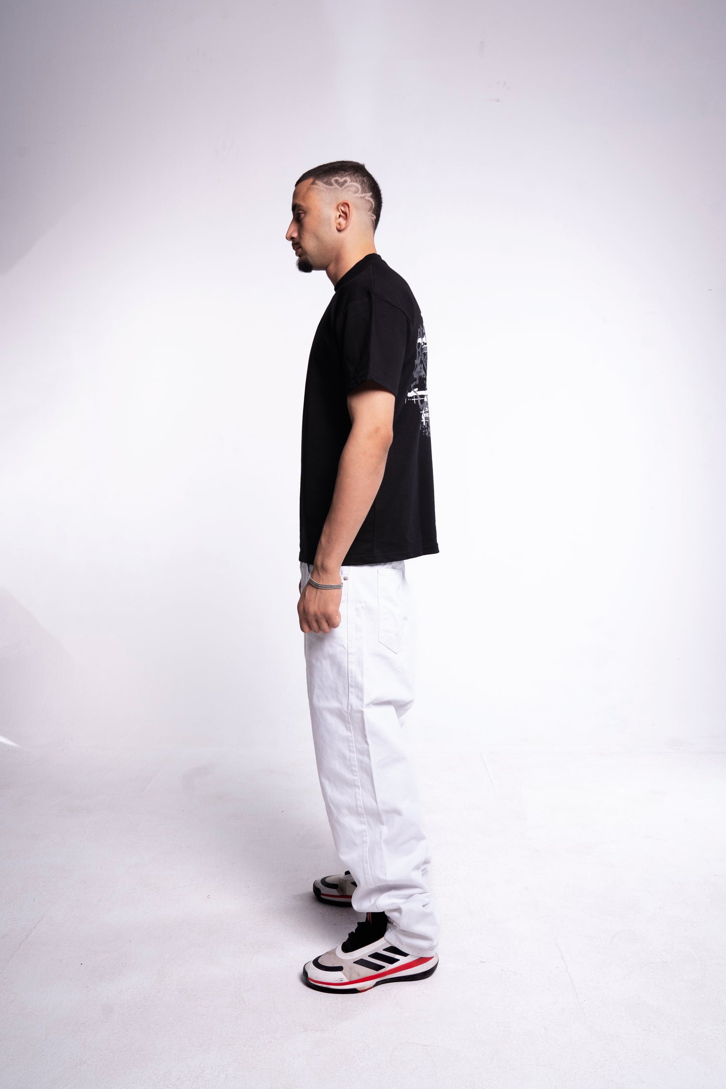 black graffiti t-shirt