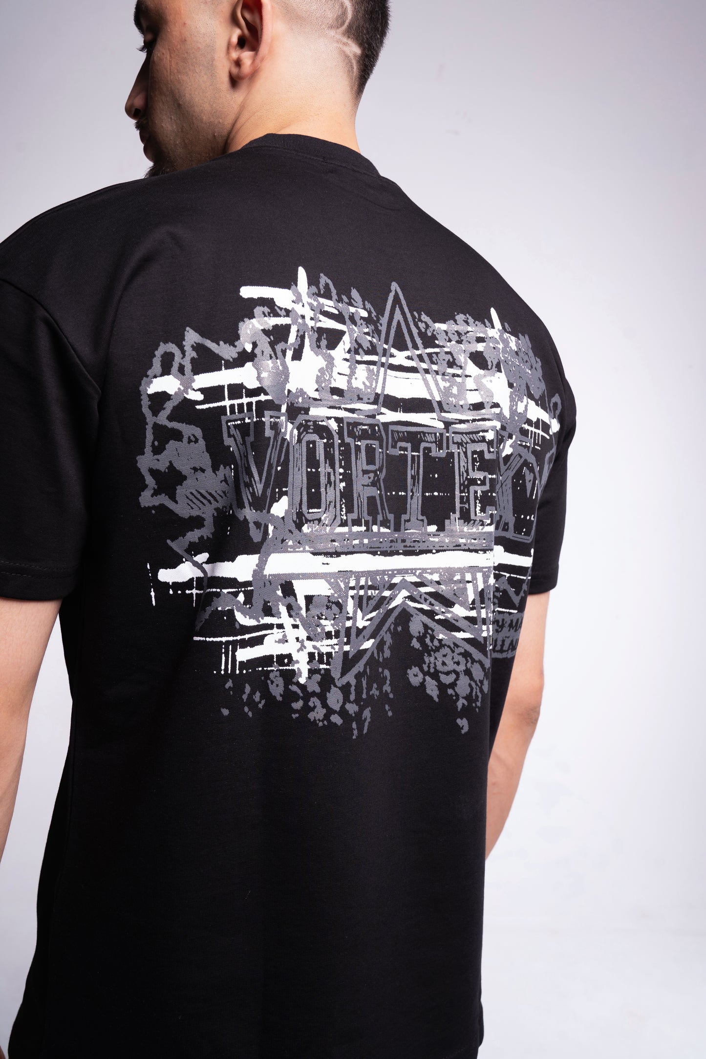 black graffiti t-shirt