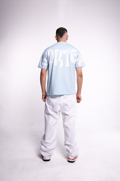 baby blue vortex t-shirt